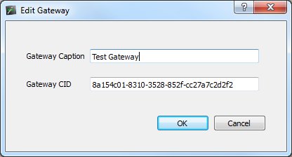 Edit Gateway